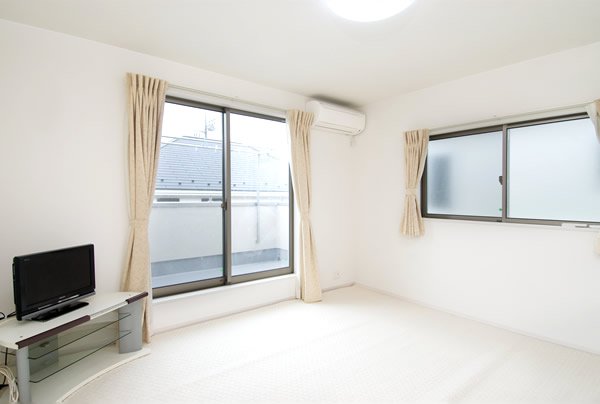 2面採光の部屋
