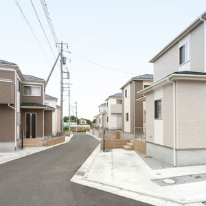 大規模な宅地造成から48棟もの戸建住宅の家並みが誕生!