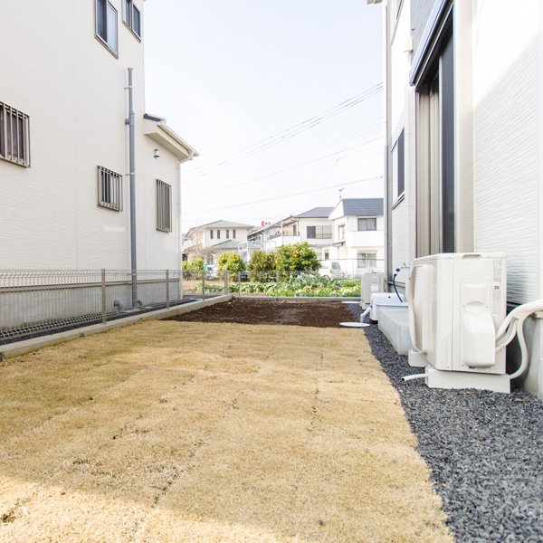 広いお庭