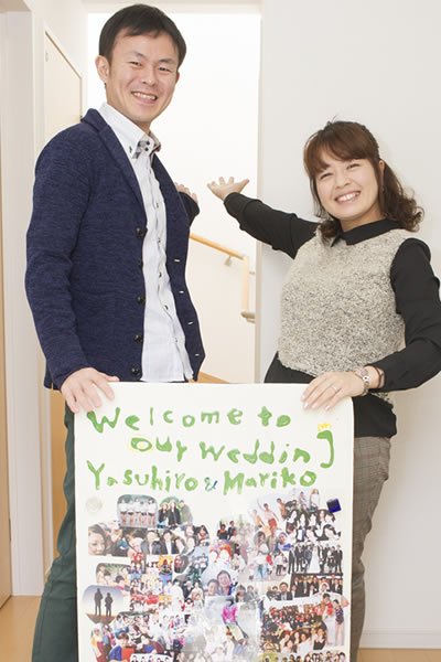 笑顔の絶えないご夫妻でした