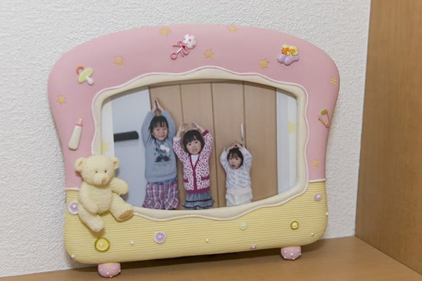 いたるところに娘さんたちの写真が。これからの成長が楽しみですね!