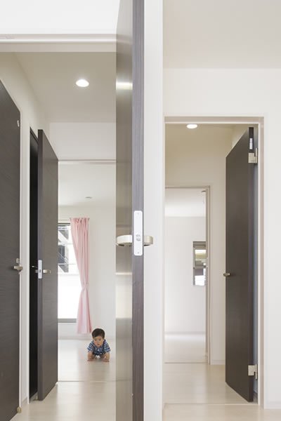 2階だけでも、4部屋が取れる広さ。将来の使い方の選択肢が広がります