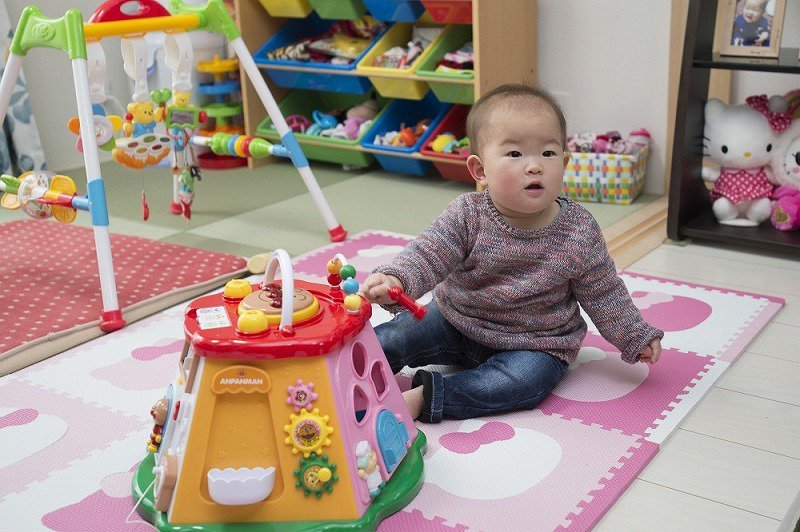 育ち盛りのお嬢様ものびのびと遊べます!