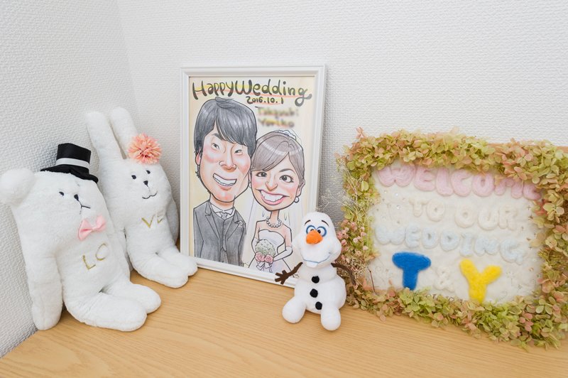 結婚式の時の思い出の品々