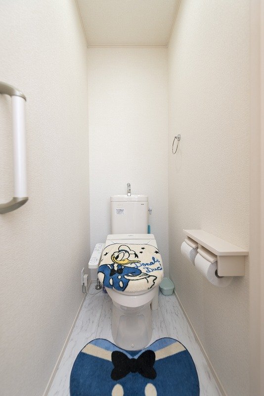 1Fと2Fのトイレは共通したテーマで揃えられていました