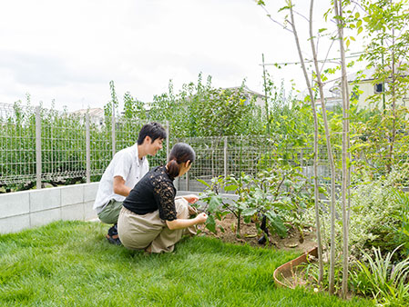 戸建住宅の魅力のひとつが庭
