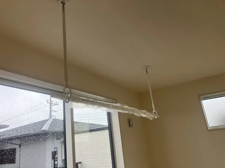 【室内物干し】天候を気にせず洗濯できます!