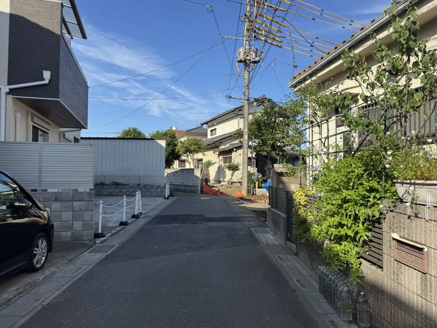 ②号棟側前面道路