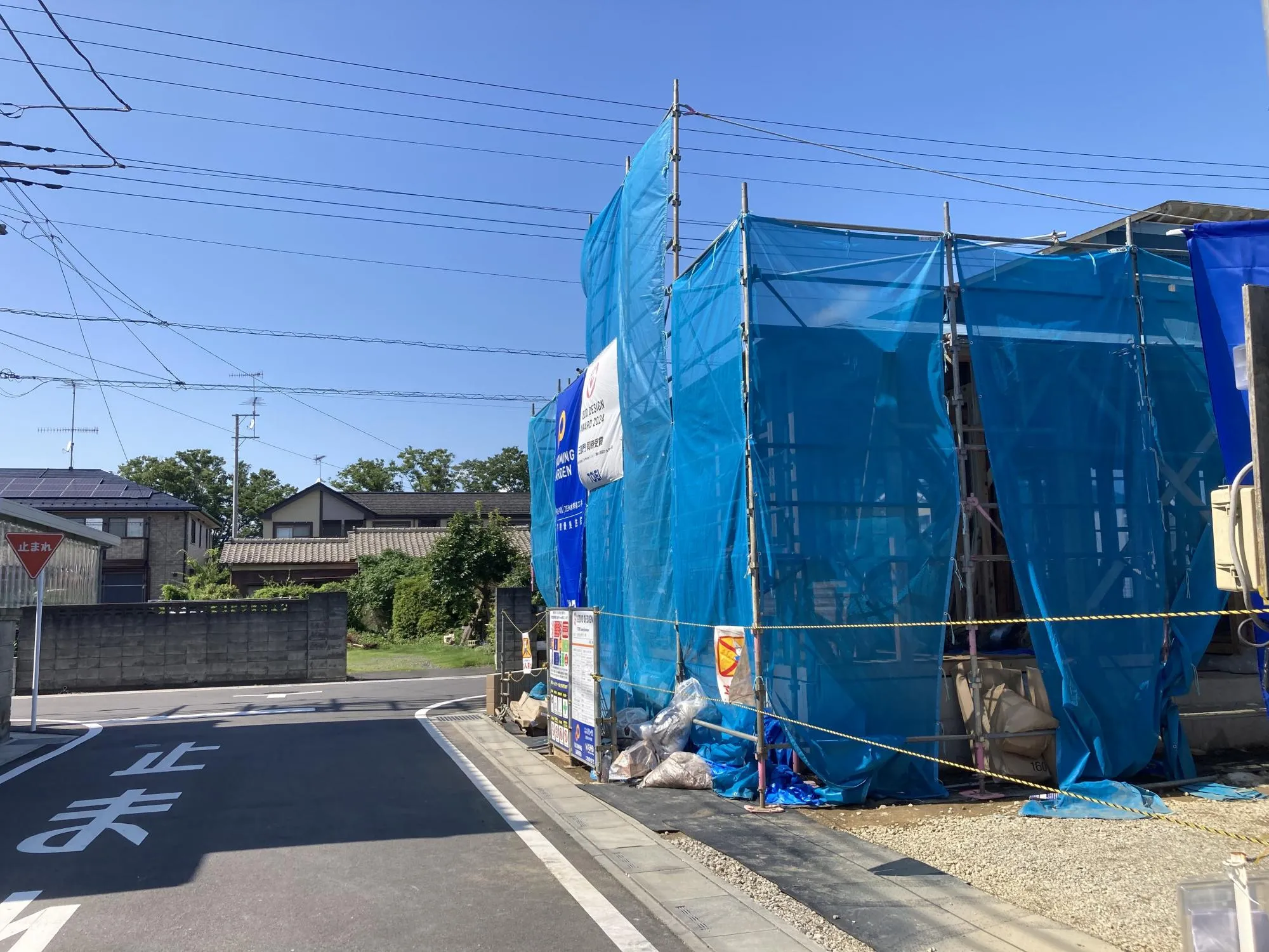 上棟しました!7月撮影
