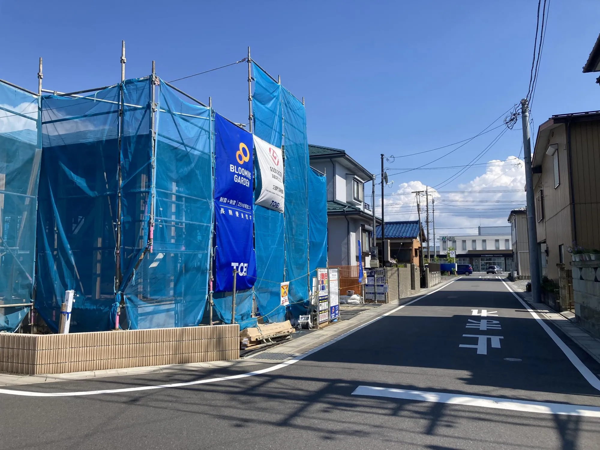 上棟しました!7月撮影