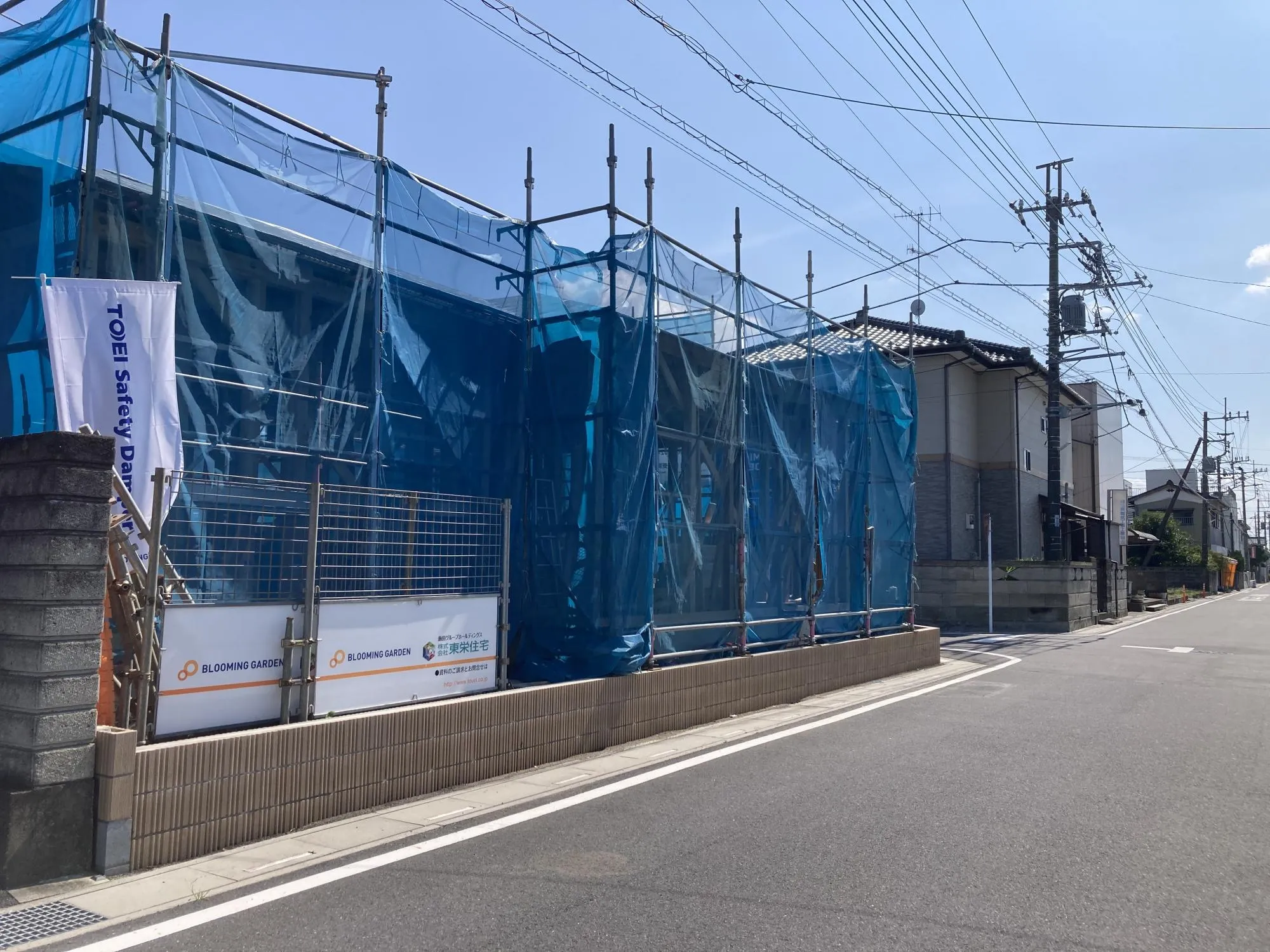 上棟しました!7月撮影