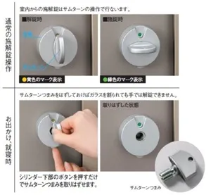 防犯対策された家