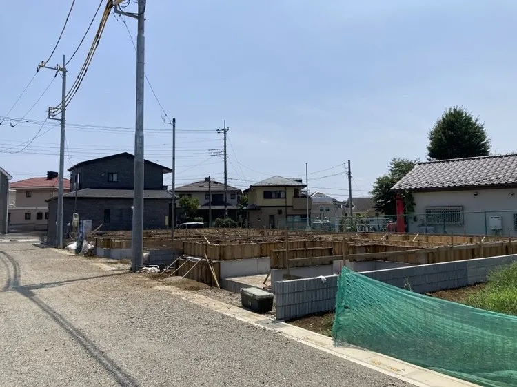 現在建築中!これから完成へ向けて少しずつ形になっていくのが楽しみな物件です☆