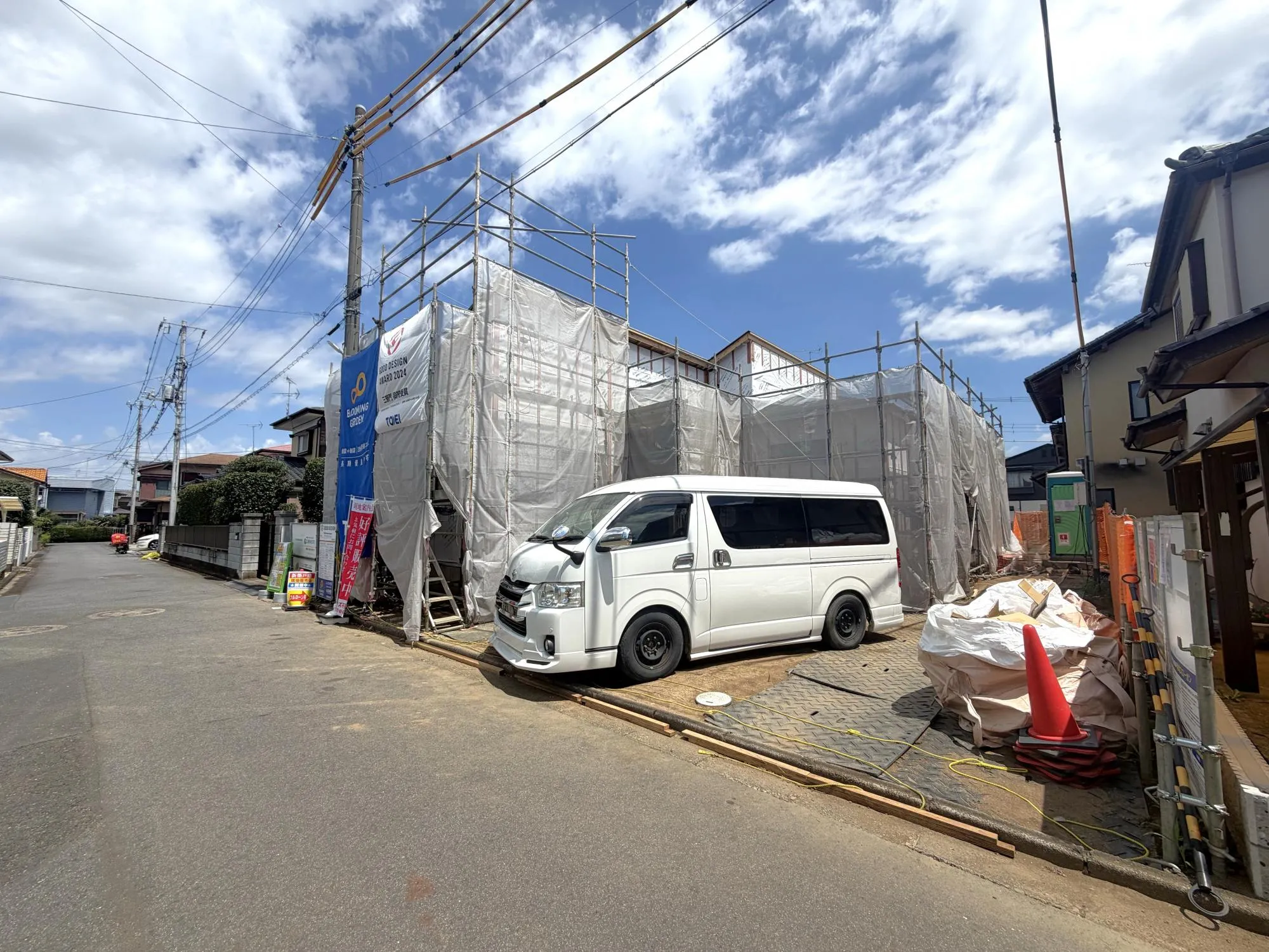 上棟しました