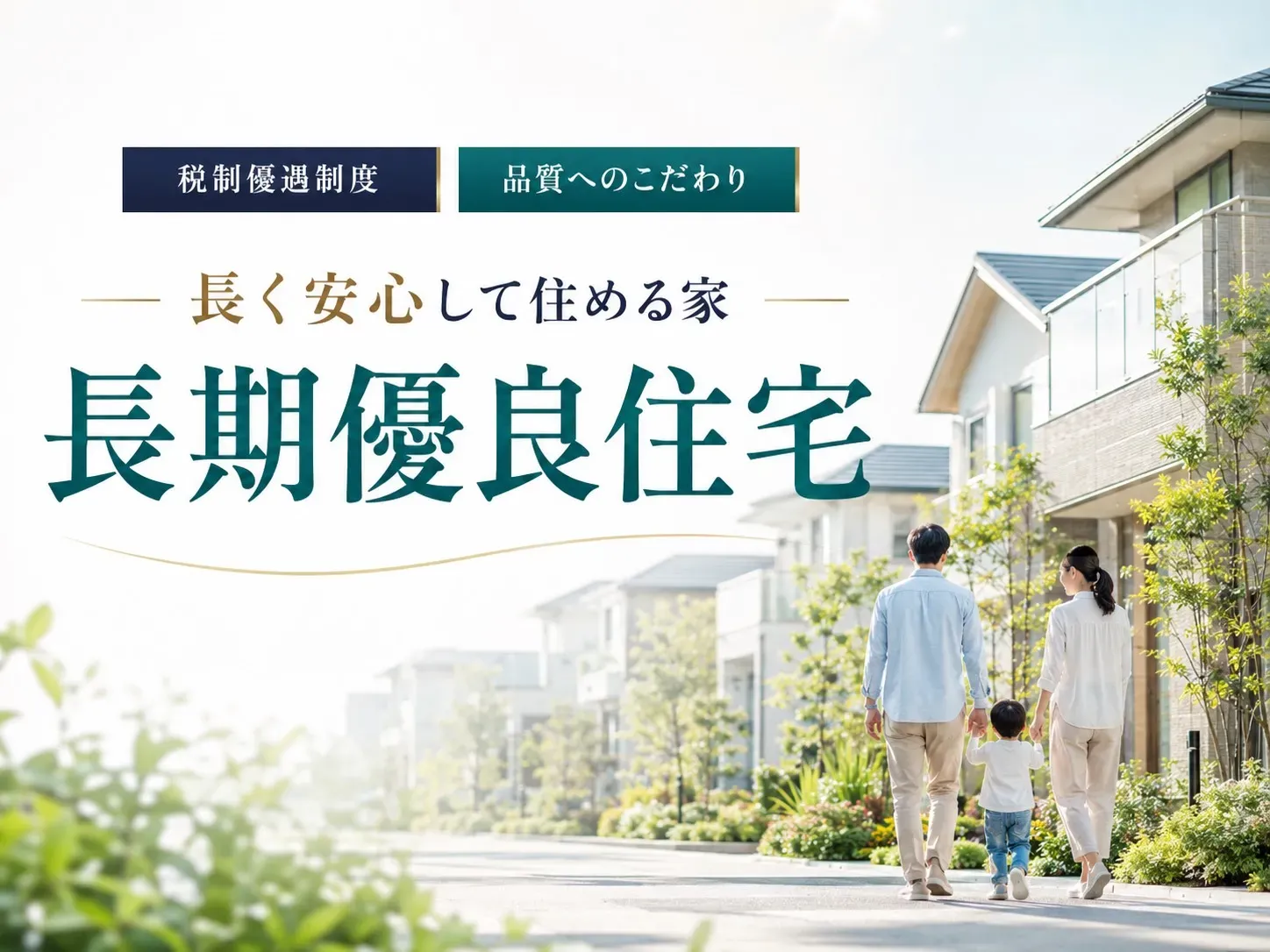 長く安心して住める家【長期優良住宅】